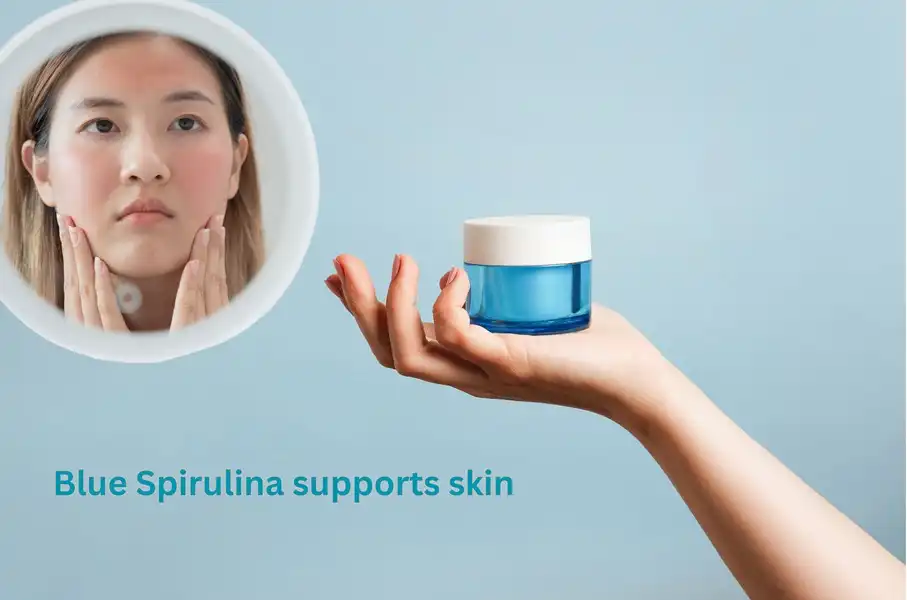 How Blue Spirulina Powder Supports Skin Health?